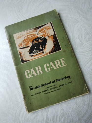 Bsm car care book vintage - bsm,