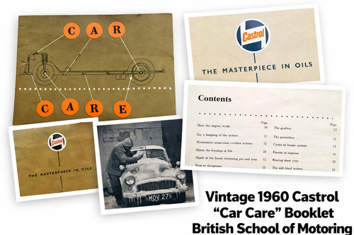 Castrol car care booklet - castrol, 1960